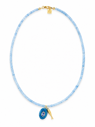 Virelia Aquamarin Charm Kolye