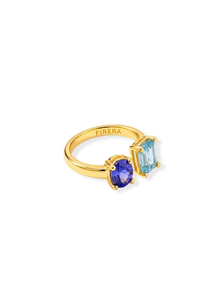 Royal Blue & Ice Blue Yüzük