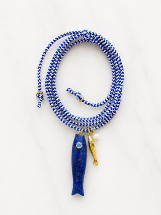 Amalina Navy Kolye