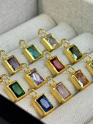 Birthstone Charm Kolye